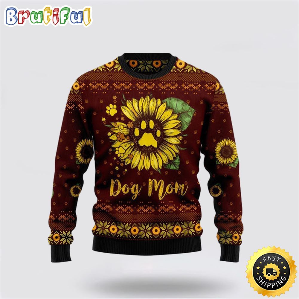 Dog Mom Ugly Christmas Sweater Show Your Love For Your Furry Friend 1 mdpfdy