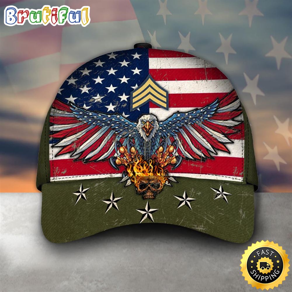 Eagle American Army With Rank Classic Cap