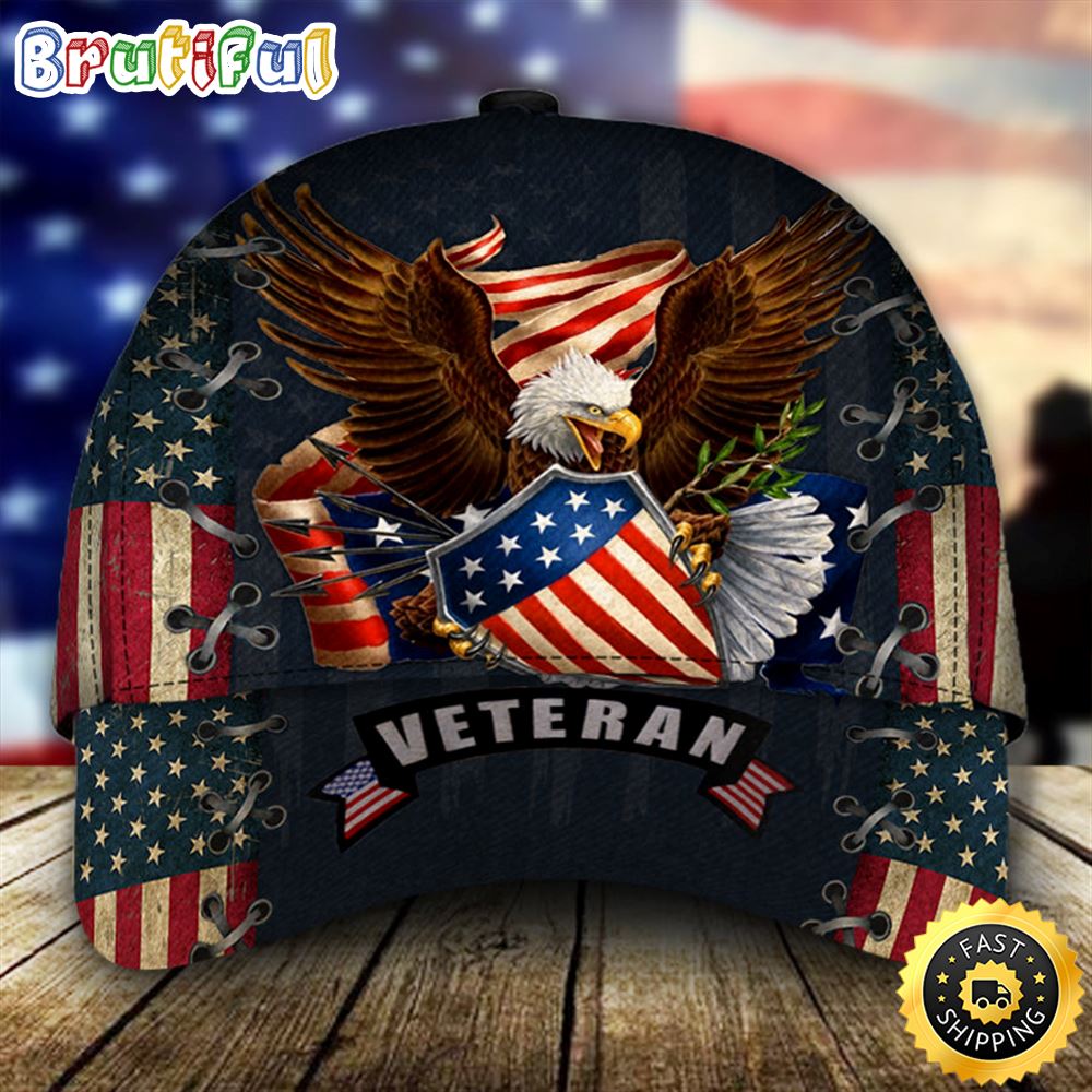 Eagle USA Flag Proud Classic Cap r5omnw