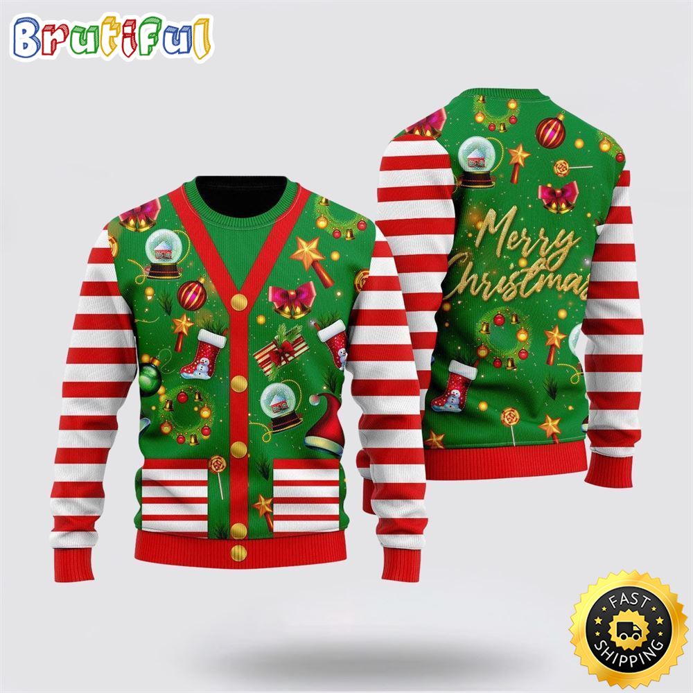 Funny Christmas Elements Blazer Ugly Christmas Sweater Christmas Gift For That Everyone Will Love 1 zocyi9