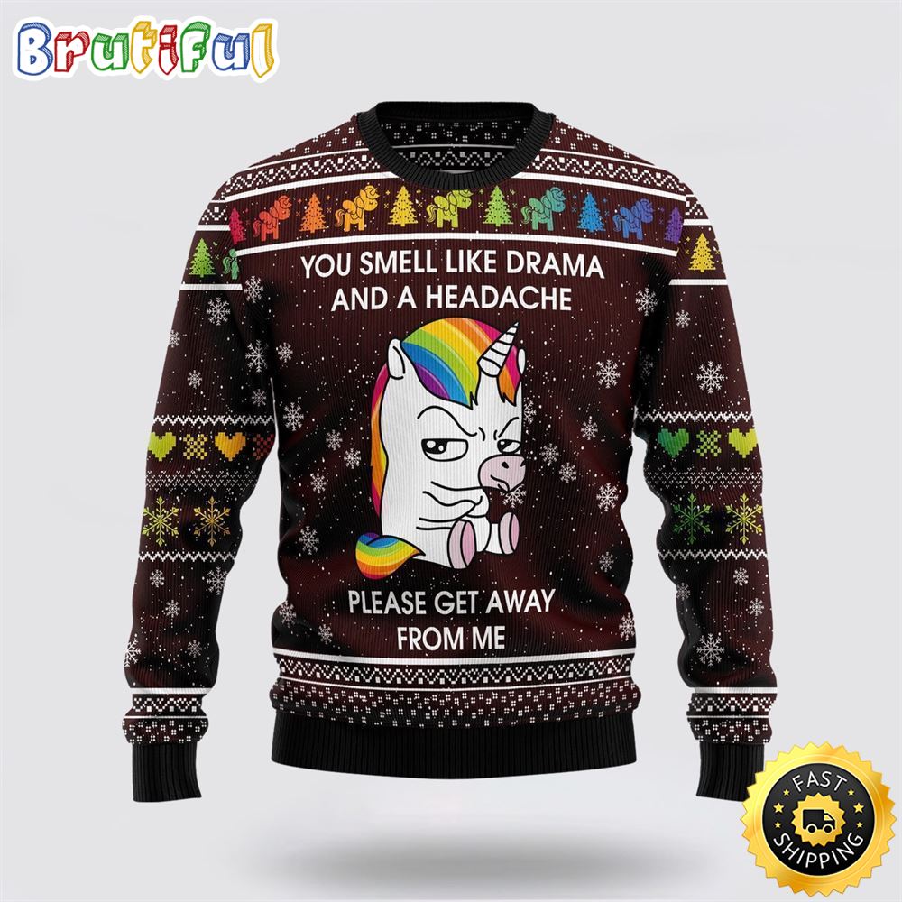 Funny Unicorn Ugly Christmas Sweater Christmas Gift For That Everyone Will Love 1 tfa0dw