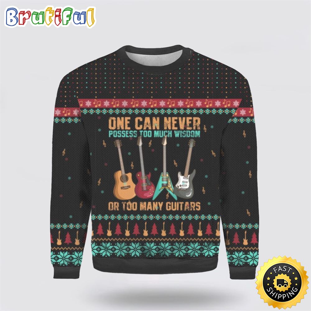 Guitar Old Vintage Ugly Christmas Sweater Christmas Gift For That Everyone Will Love 1 tfrgri