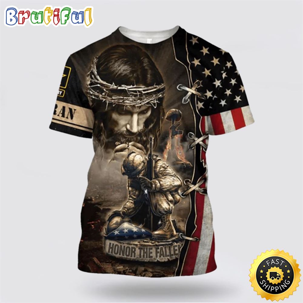 Honor The Fallen All Over Print 3D T Shirt For Military Personnel 1 t5ivfr