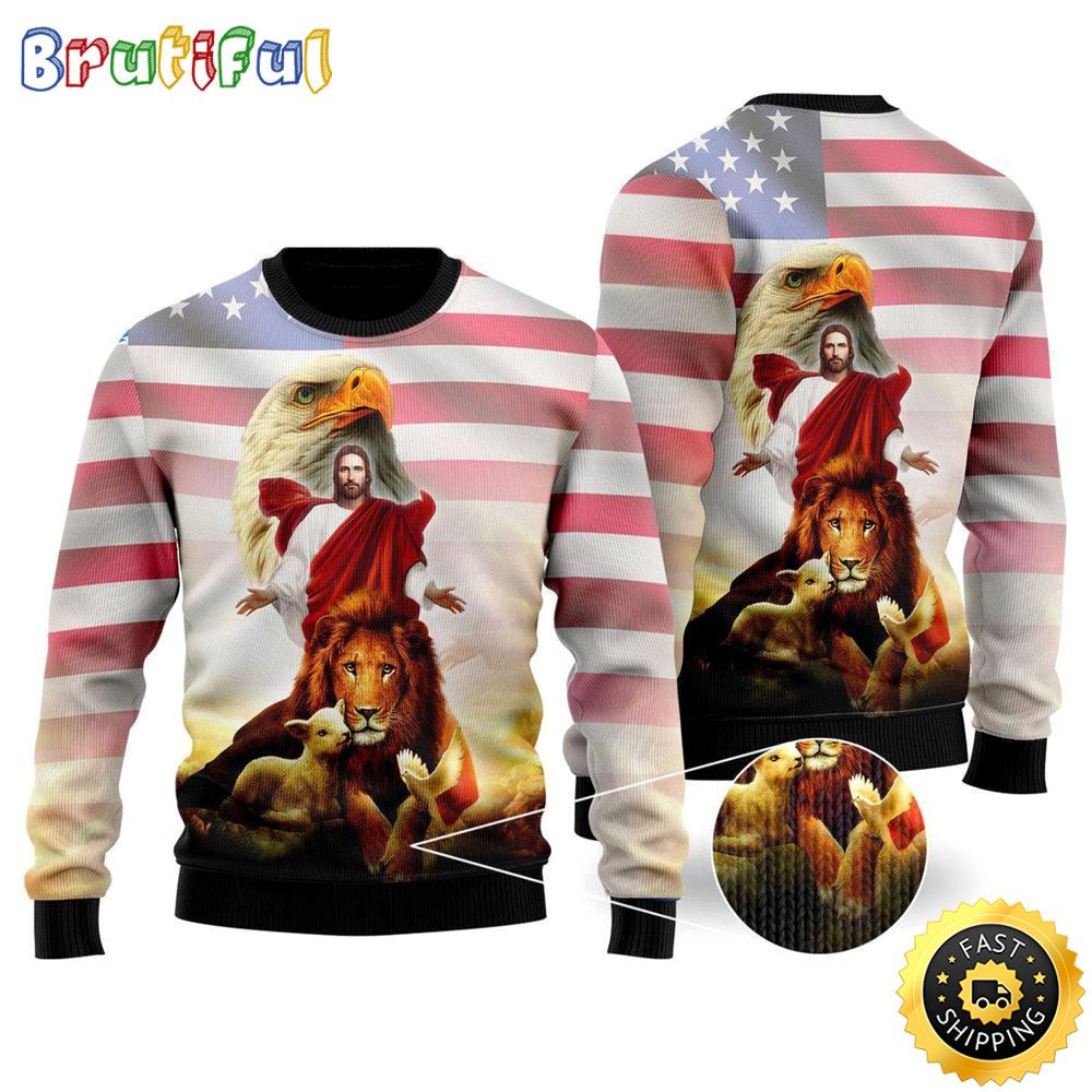 Jesus Ugly Christmas Sweater Gifts For Christian Men And Women 1 sf02b1