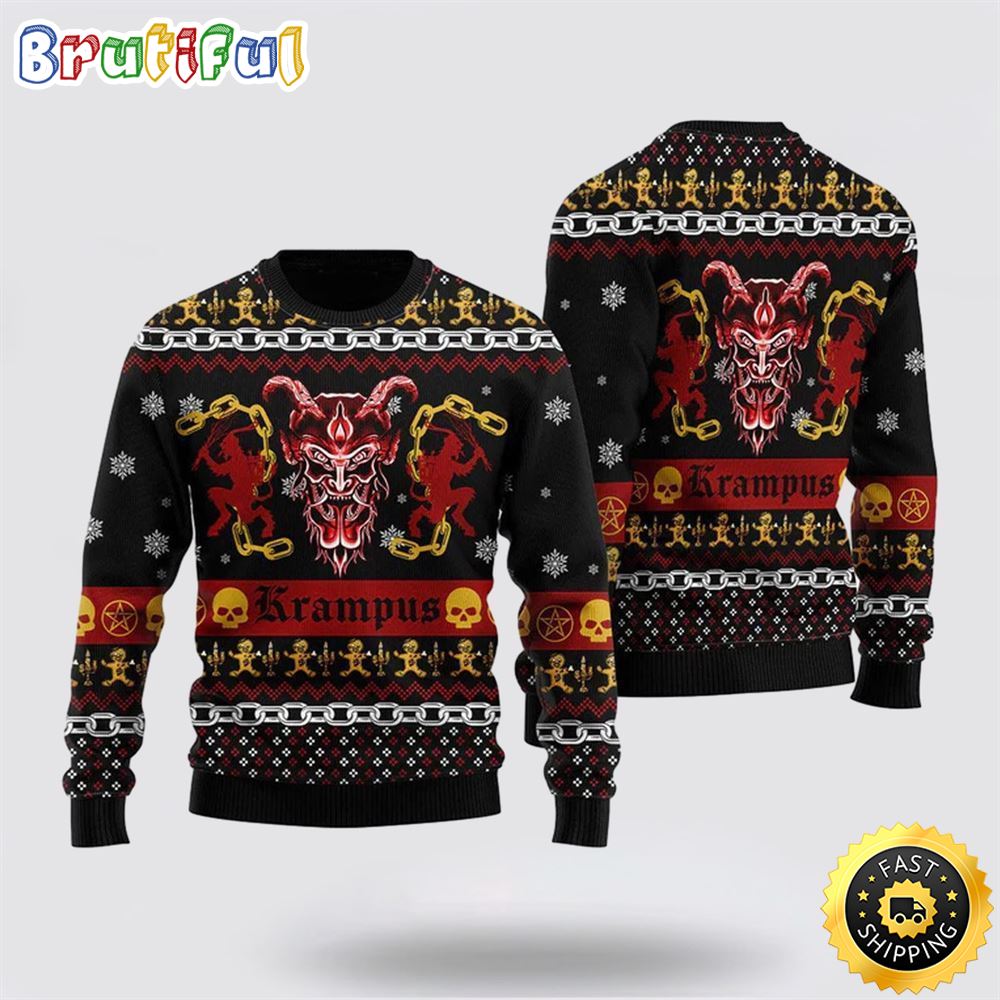 Krampus Horror Ugly Christmas Sweater Christmas Gift For That Everyone Will Love 1 dkgm1a