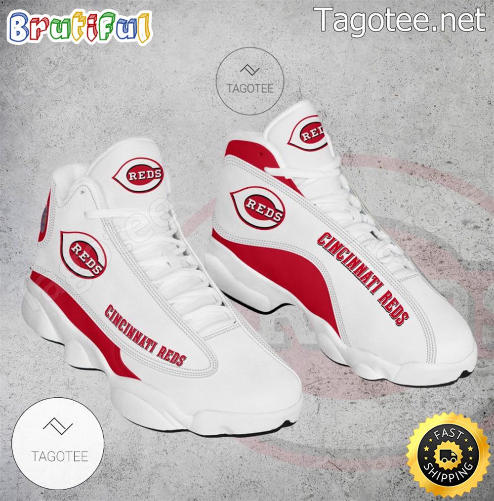 MLB Cincinnati Reds Logo Air Jordan 13 Shoes ppugal