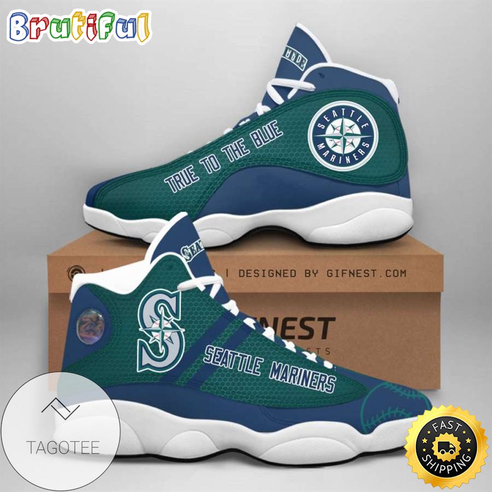 MLB Seattle Mariners Air Jordan 13 Shoes V1 snzvar