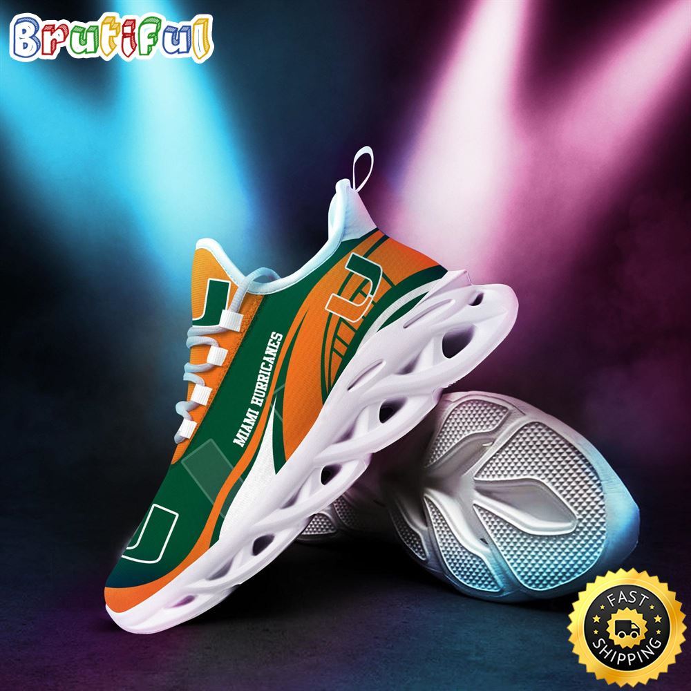 Miami Hurricanes Sneakers Max Soul Shoes Elevate Your Every Step 1 f0i2vv