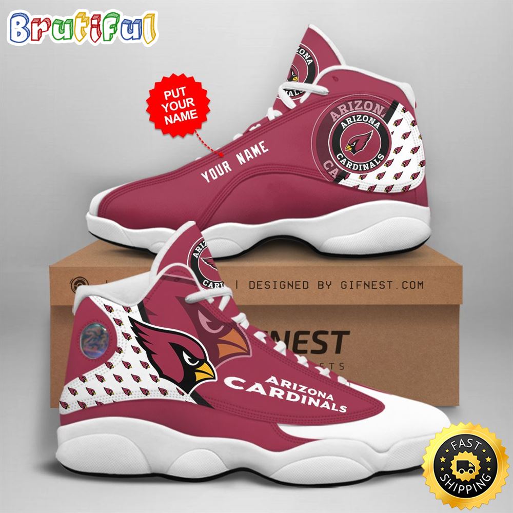 NFL Arizona Cardinals Custom Name Air Jordan 13 Shoes V2 cnid0j