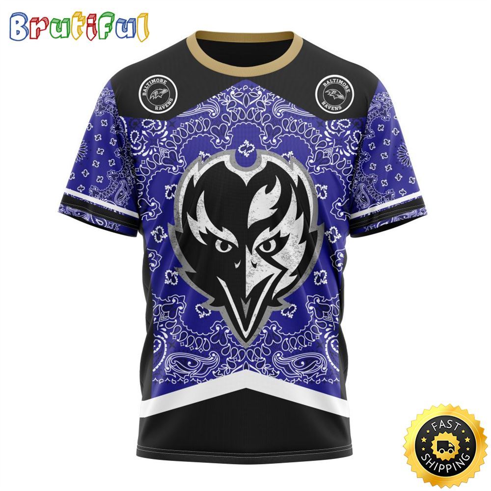 NFL Baltimore Ravens All Over Print 3D T Shirt Specialized Classic Style Unisex Tshirt 1 cmferh