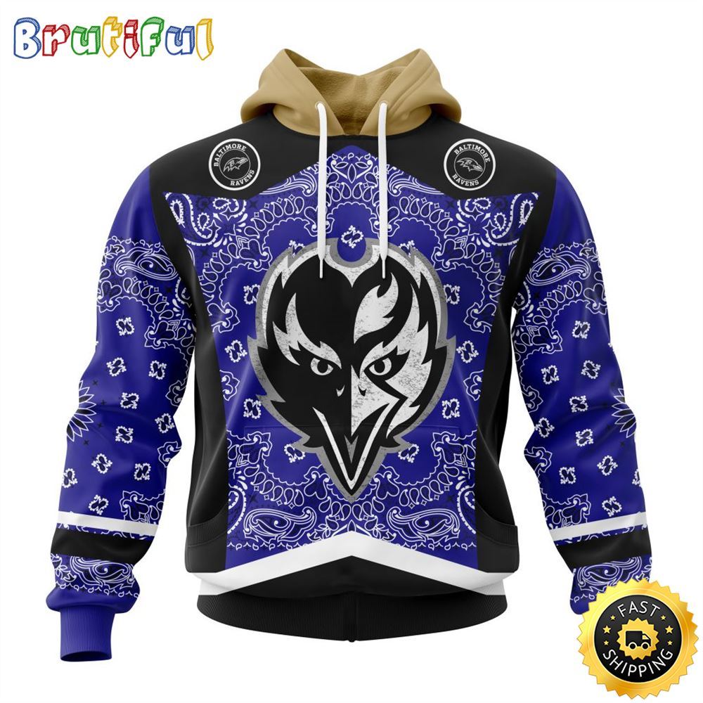 NFL Baltimore Ravens All Over Print Hoodie 3D Specialized Classic Style Unisex Hoodie 2 vhbwem