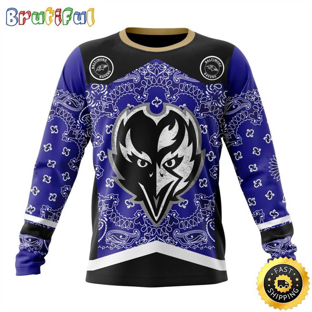 NFL Baltimore Ravens Crewneck Sweatshirt Specialized Classic Style Unisex Sweatshirt 1 lvygi2