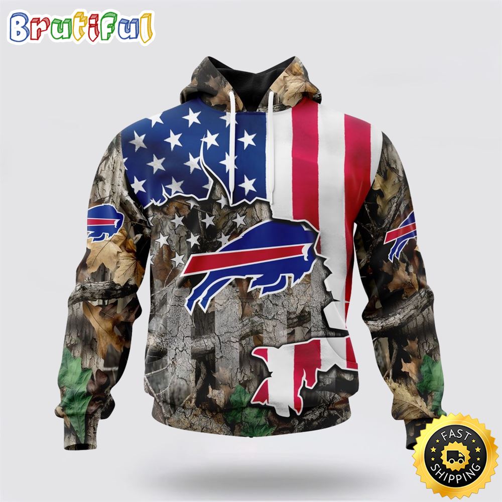 NFL Buffalo Bills All Over Print 3D Hoodie USA Flag Camo Realtree Hunting Unique And Eye Catching 1 sbborh