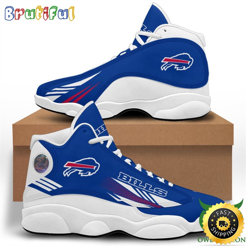 NFL Buffalo Bills Blue White Special Air Jordan 13 Shoes cmujg1