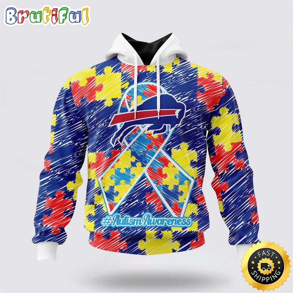NFL Buffalo Bills Puzzle Autism Awareness All Over Print 3D Hoodie Unisex Hoodie 1 aajsih