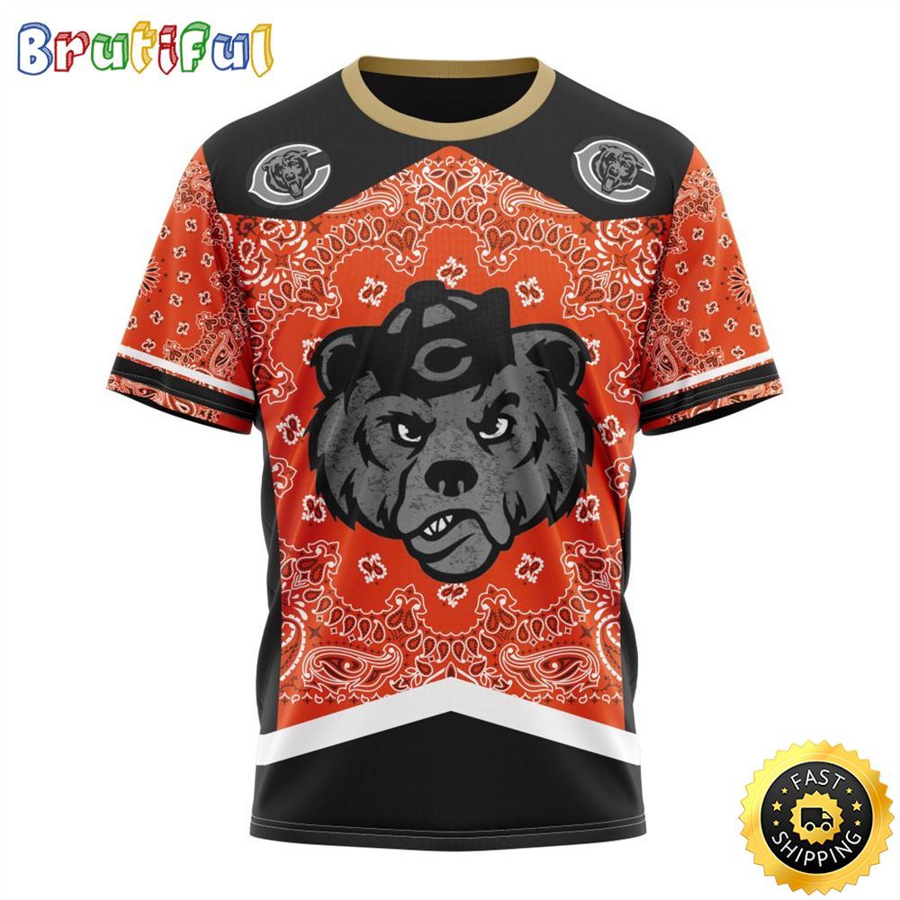 NFL Chicago Bears All Over Print 3D T Shirt Specialized Classic Style Unisex Tshirt 1 m01azn