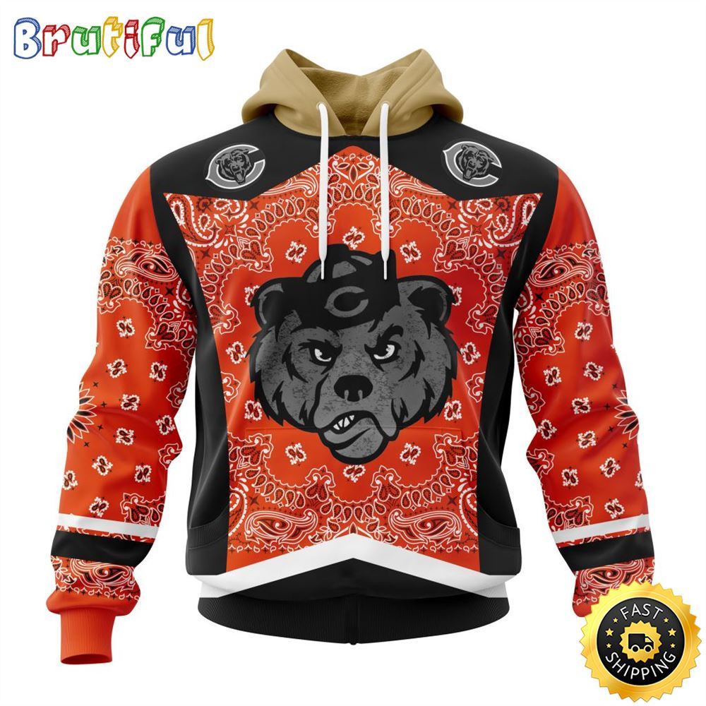 NFL Chicago Bears All Over Print Hoodie 3D Specialized Classic Style Unisex Hoodie 2 vranmp