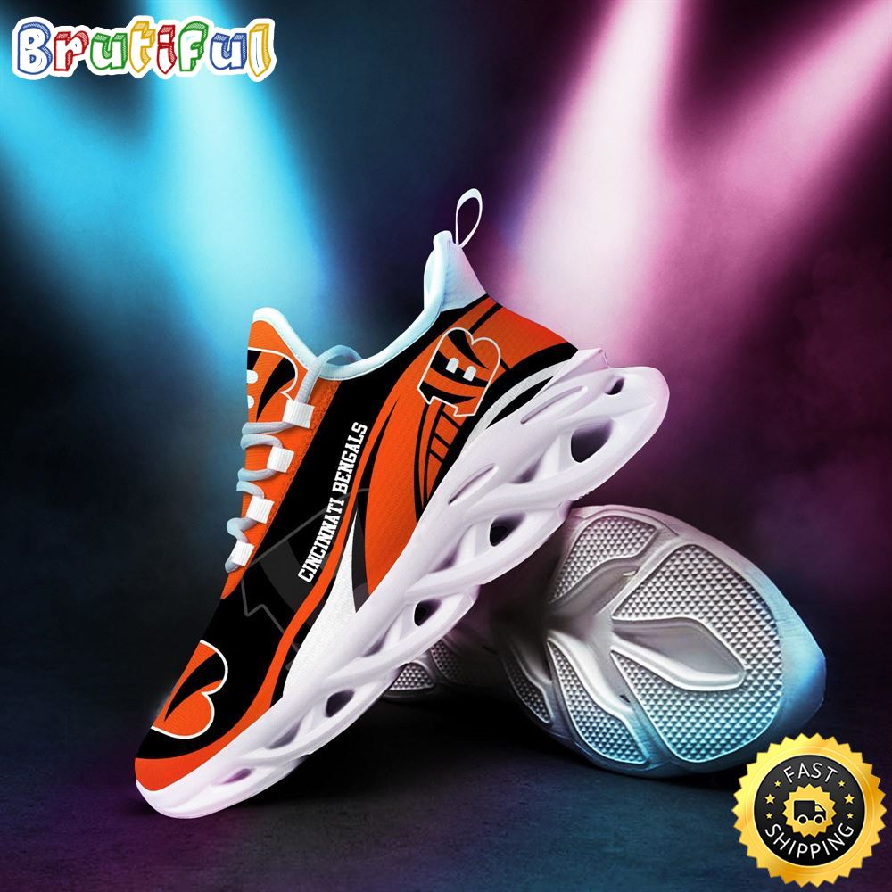 NFL Cincinnati Bengals Sneaker Max Soul Shoes Hot Special Gift For Fans 1 ku4thd