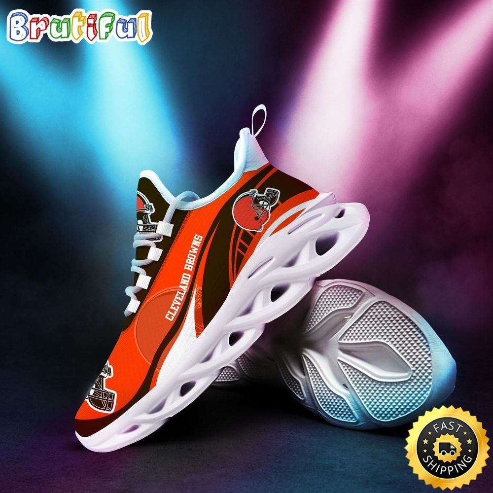 NFL Cleveland Browns Sneaker Max Soul Shoes Hot Special Gift For Fans 1 yp1jwu