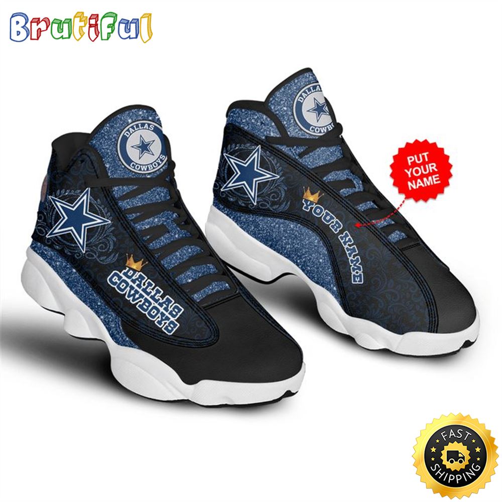 NFL Dallas Cowboys Custom Name Special Style Air Jordan 13 Shoes kbzree