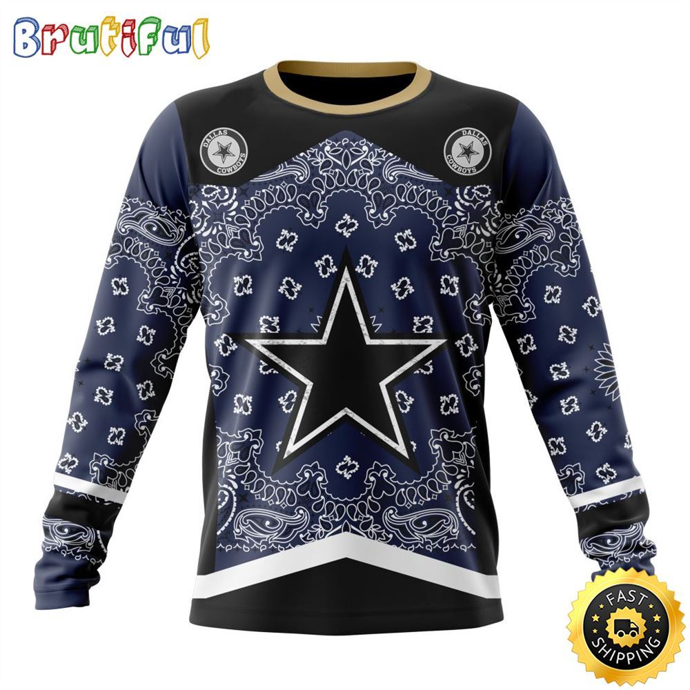 NFL Dallas Cowboysls Crewneck Sweatshirt Specialized Classic Style Unisex Sweatshirt 1 vxyhrf