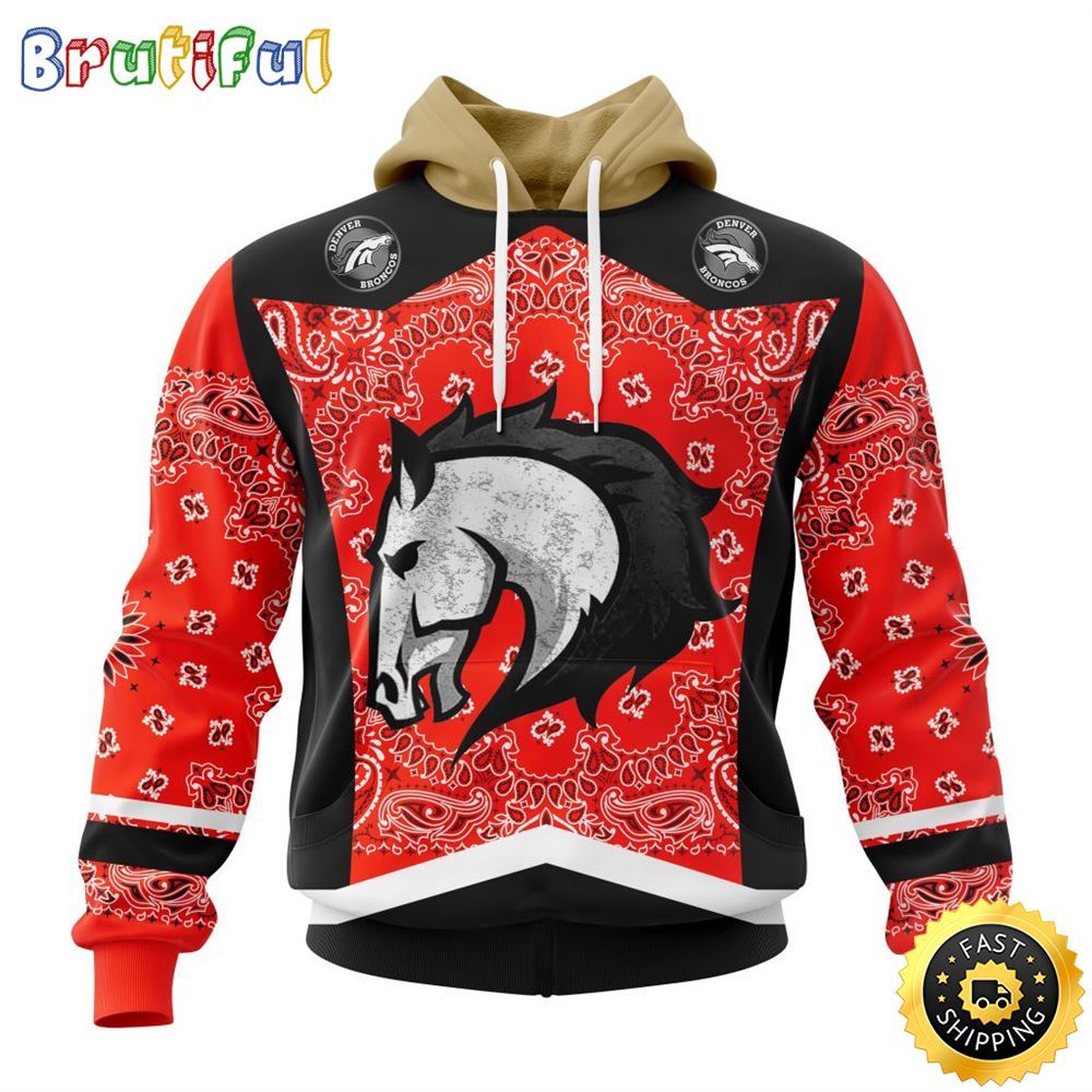 NFL Denver Broncos All Over Print Hoodie 3D Specialized Classic Style Unisex Hoodie 2 zx0yny