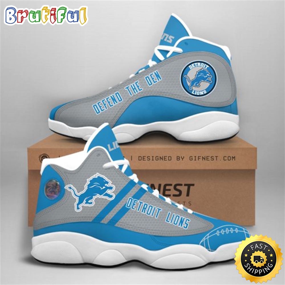 NFL Detroit Lions Air Jordan 13 Shoes ws1gm8