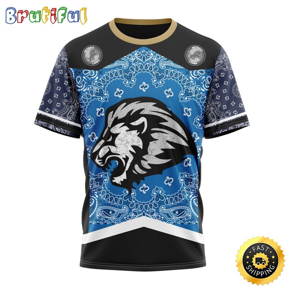 NFL Detroit Lions All Over Print 3D T Shirt Specialized Classic Style Unisex Tshirt 1 q4d6f6