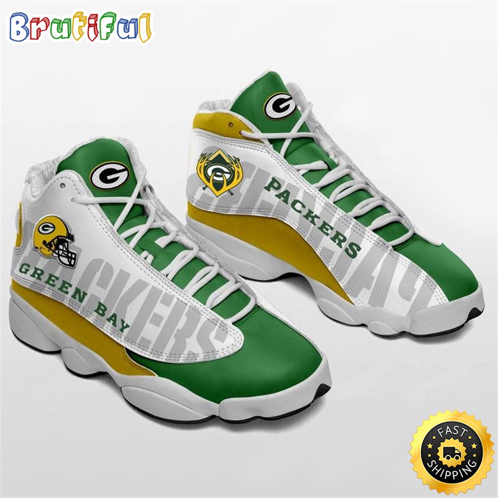 NFL Green Bay Packers Air Jordan 13 Shoes V2 zcoljq
