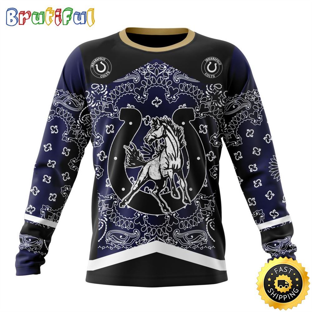 NFL Indianapolis Colts Crewneck Sweatshirt Specialized Classic Style Unisex Sweatshirt 1 sjaoms