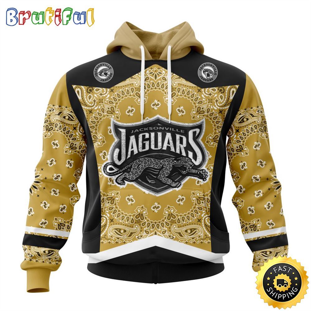 NFL Jacksonville Jaguars All Over Print Hoodie 3D Specialized Classic Style Unisex Hoodie 2 zofhcg