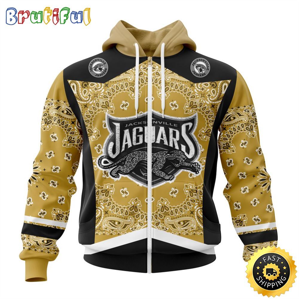NFL Jacksonville Jaguars All Over Print Zip Hoodie 3D Specialized Classic Style Unisex Hoodie 2 pxq8mg