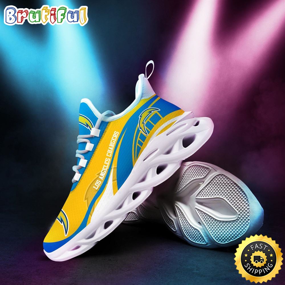 NFL Los Angeles Chargers Sneaker Max Soul Shoes Hot Special Gift For Fans 1 mffgcm