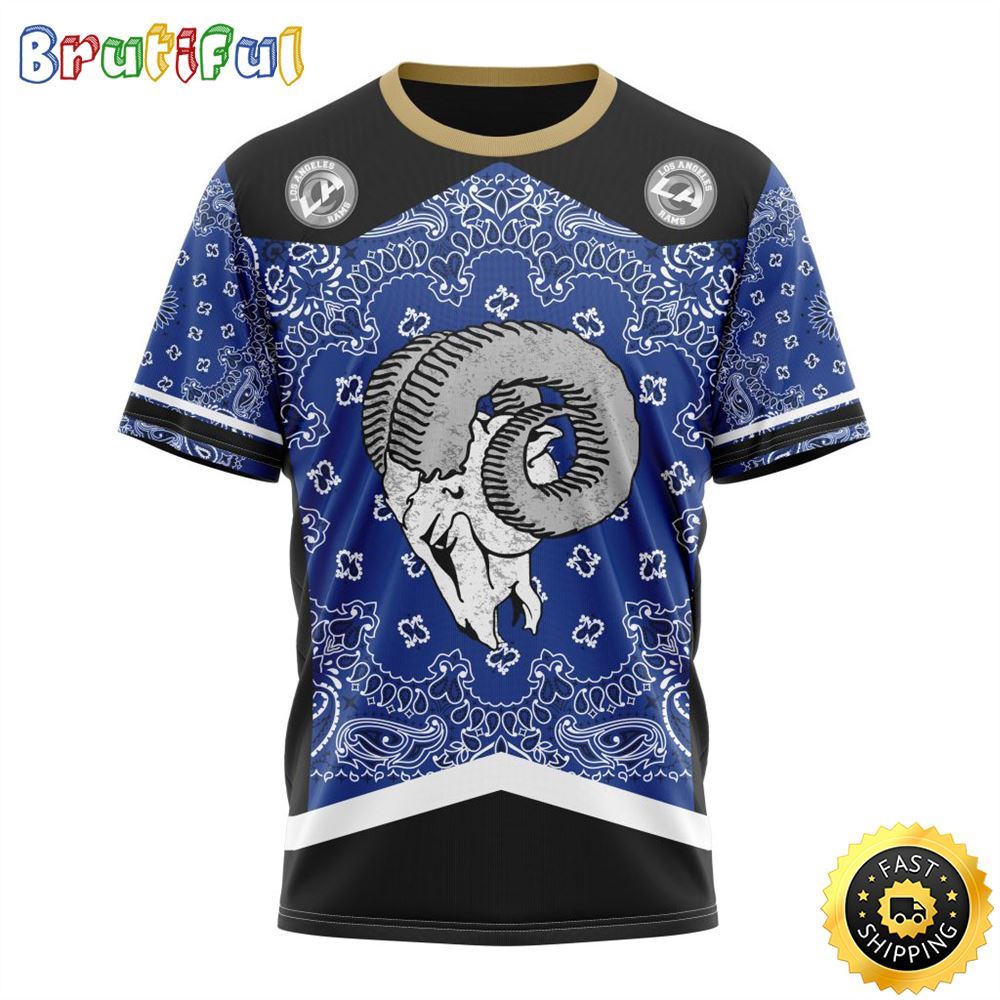 NFL Los Angeles Rams All Over Print 3D T Shirt Specialized Classic Style Unisex Tshirt 1 q5q4cf