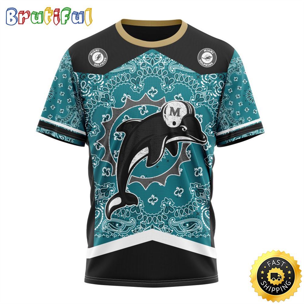 NFL Miami Dolphins All Over Print 3D T Shirt Specialized Classic Style Unisex Tshirt 1 kdc1q7