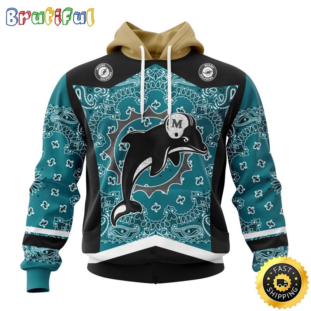 NFL Miami Dolphins All Over Print Hoodie 3D Specialized Classic Style Unisex Hoodie 2 luakcb