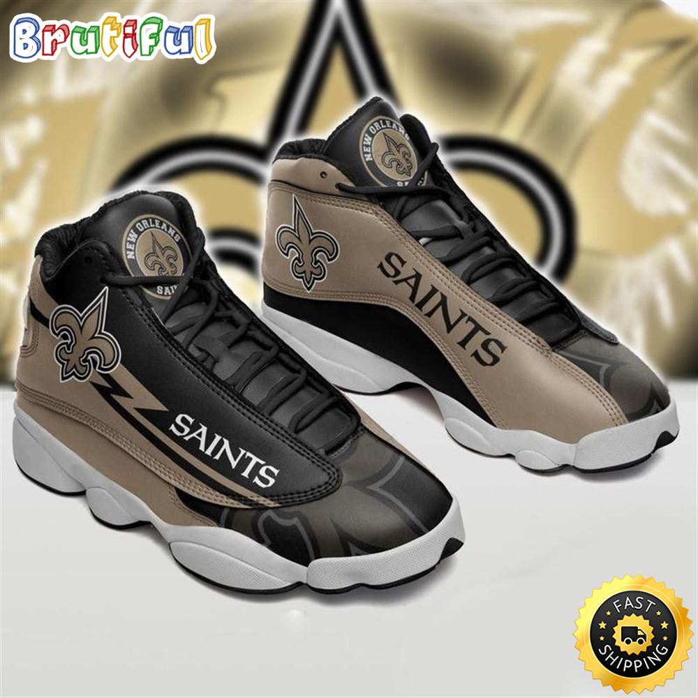 NFL New Orleans Saints Air Jordan 13 Shoes V2 ynvbab