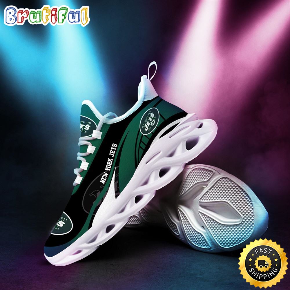 NFL New York Jets Sneaker Max Soul Shoes Hot Special Gift For Fans 1 va9nfo