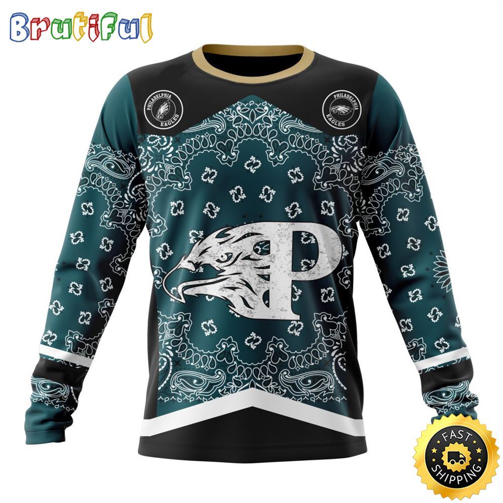NFL Philadelphia Eagles Crewneck Sweatshirt Specialized Classic Style Unisex Sweatshirt 1 fldui5
