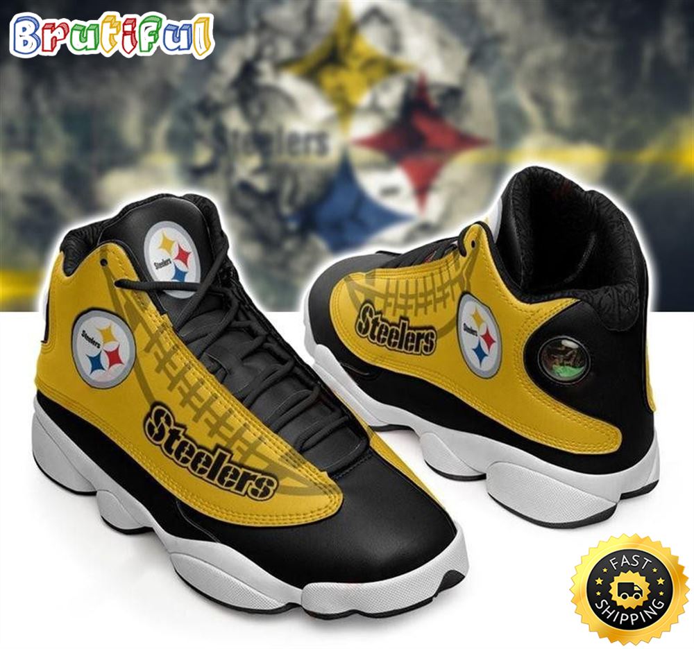 NFL Pittsburgh Steelers Air Jordan 13 Shoes V6 verfof