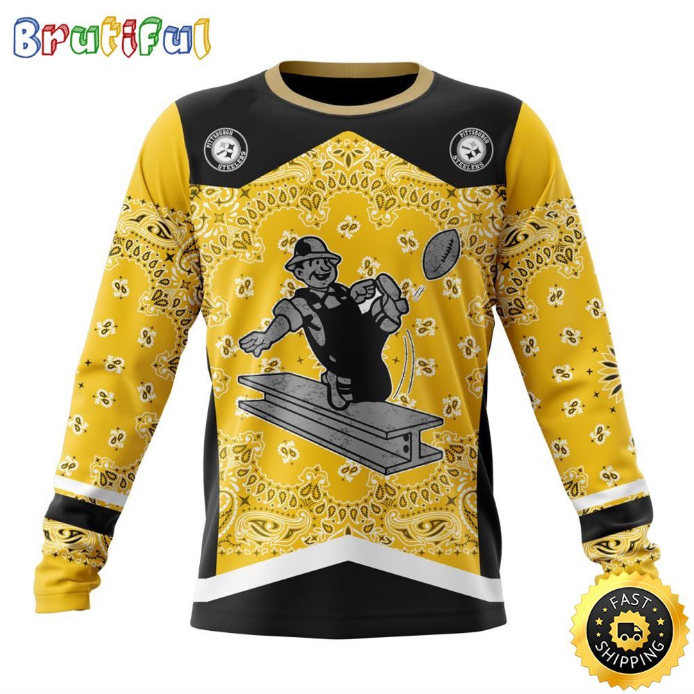 NFL Pittsburgh Steelers Crewneck Sweatshirt Specialized Classic Style Unisex Sweatshirt 1 rf28an