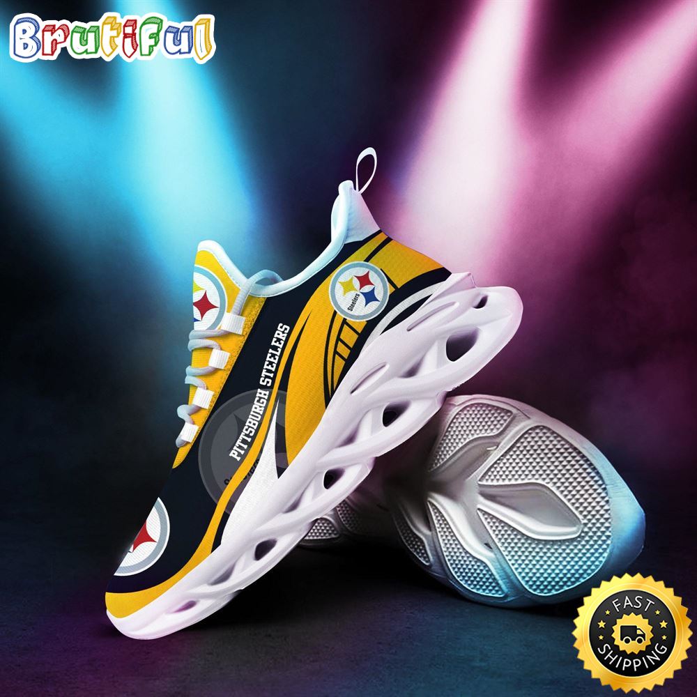 NFL Pittsburgh Steelers Sneaker Max Soul Shoes Hot Special Gift For Fans 1 vuauyy