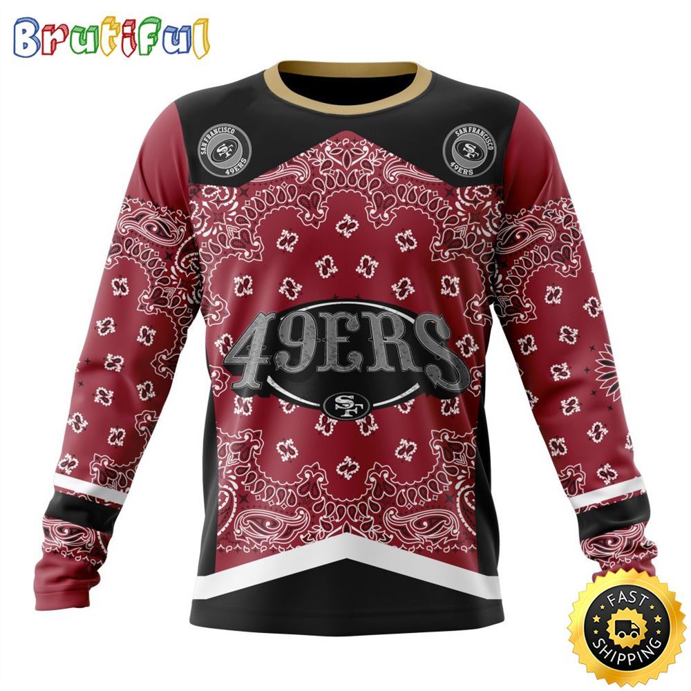 NFL San Francisco 49ers Crewneck Sweatshirt Specialized Classic Style Unisex Sweatshirt 1 zqkqx7