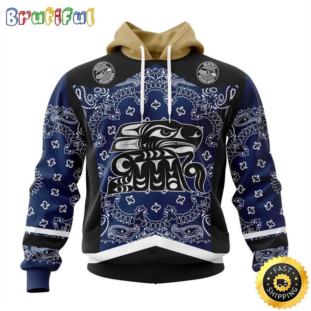 NFL Seattle Seahawks All Over Print Hoodie 3D Specialized Classic Style Unisex Hoodie 2 saxaur