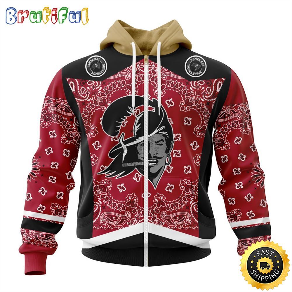 NFL Tampa Bay Buccaneers All Over Print Zip Hoodie 3D Specialized Classic Style Unisex Hoodie 2 q2mq00