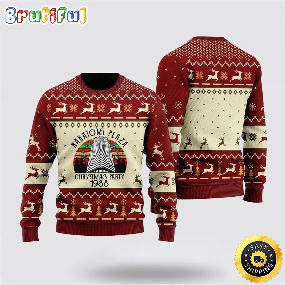 Nakatomi Plaza Ugly Christmas Sweater Christmas Gift For That Everyone Will Love 1 ag3lhz