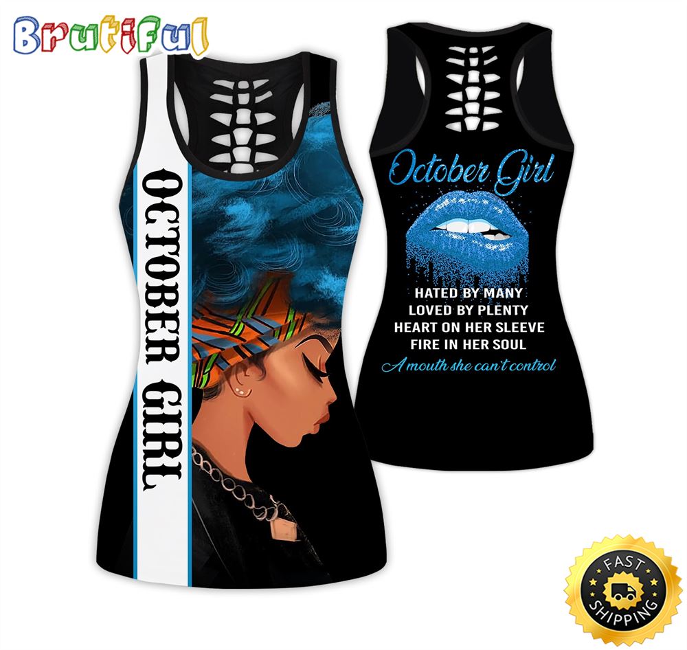 October Girl All Over Print 3D Tank Top Hated By Many Gift For Women 1 csa4sj