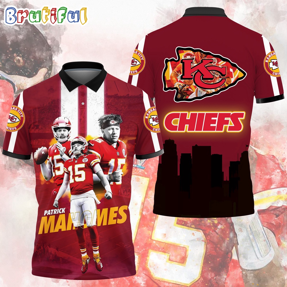 Patrick Mahomes Kansas City Chiefs Polo Shirt