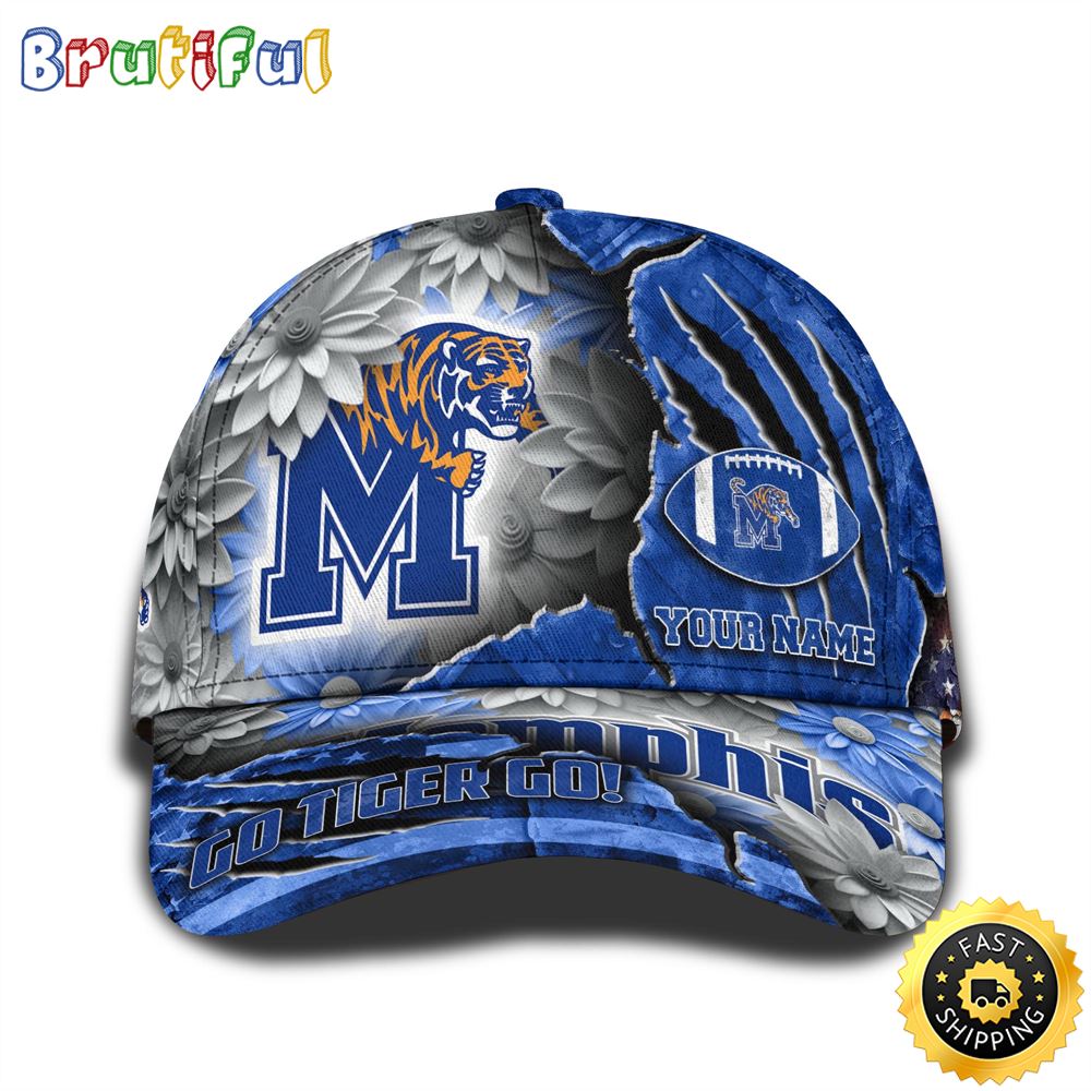 Personalized NCAA Memphis Tigers All Over Print BaseBall Cap The Perfect Way To Rep Your Team 1