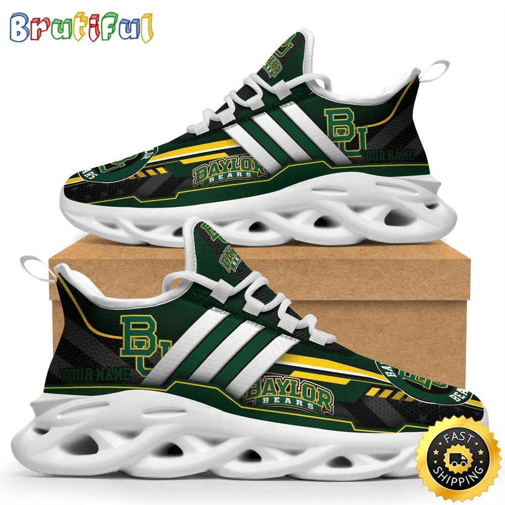 Personalized Baylor Bears Max Soul Shoes Sneakers Elevate Your Every Step 1 lmnyho